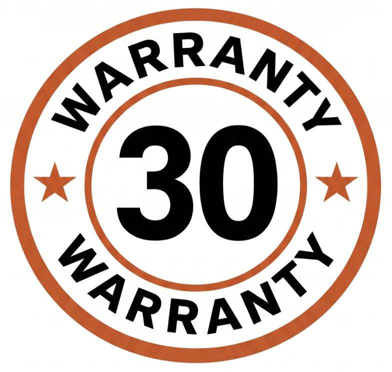 30 Days Warranty